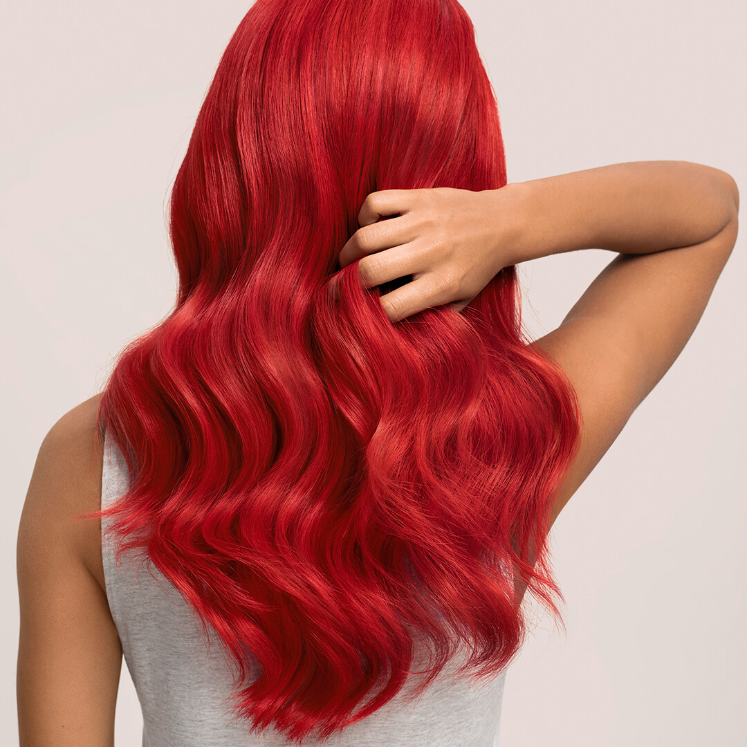 Color Fresh Masks HandInHair Red
